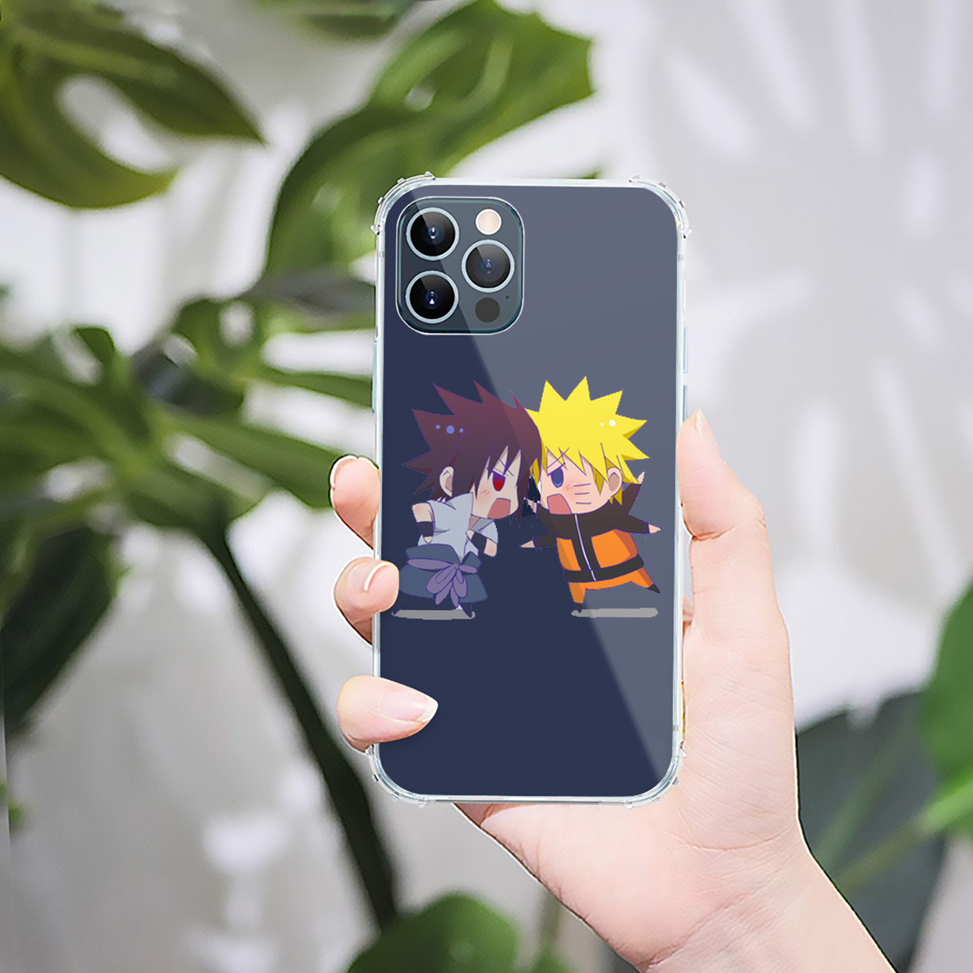 （画像用） NARUTO -ナルト- うずまき ナルト Uzumaki Naruto 【iPhone 12シリーズ対応】透明スマホケース（クリアソフトケース）